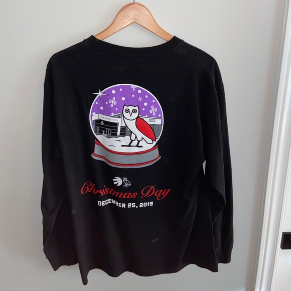 Raptors OVO Christmas Day L/S - Picture 2 of 2